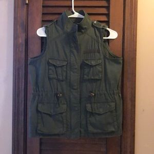 a.n.a military green vest